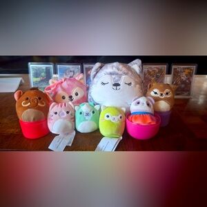 Small Squishmallows and Squishville Lot of 8